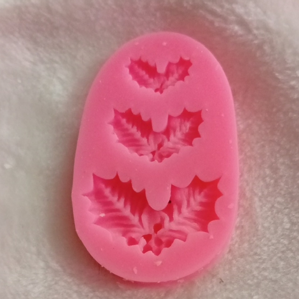 Pink Silicone Leaf Mold